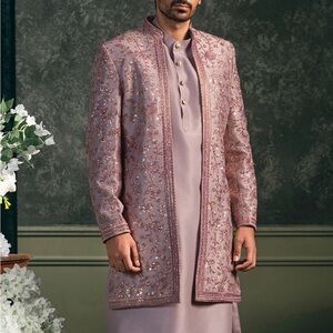 Lashkaraa Men’s Embroidered Kurta Set – Size M/L – New With Tags